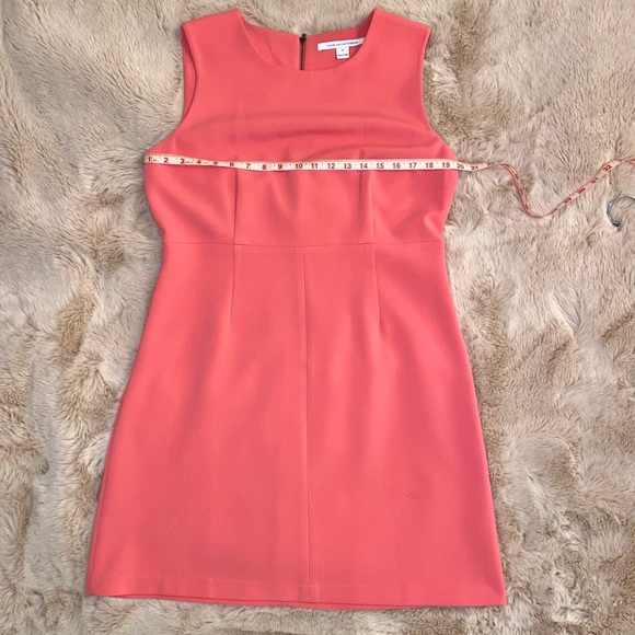 Diane von Furstenberg | Sleeveless Carrie A-Line Dress, Size 14, Pink, VGUC - Picture 4 of 10